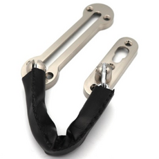 papalive 鏈條型多用途安全門扣 雙重鎖定裝置 黑色, 1個