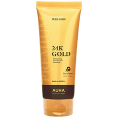 아우라 24k 골드 프리미엄 필 오프 마스크, 1개입, 5개