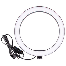 제품촬영 방송조명 LED 조명 26cm 링라이트 L26-14 (저속 충전기에 꽂아 사용하시기 바랍니다), 링라이트(26cm), 1개