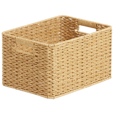 House Recipe PP 藤條 Ver 2 基本籃子 L, 米色, 1個