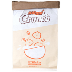 정글몬스터 고양이 모모의 크런치백 바스락 숨숨집, 아이보리, 1개