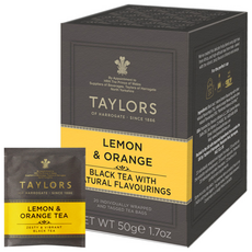 테일러스오브헤로게이트 홍차 티백 레몬 앤 오렌지, 2.5g, 20개입, 1개