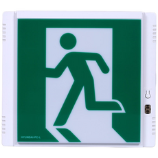 현대방재 피난구유도등 대형 벽부형 비상구유도등, 1개