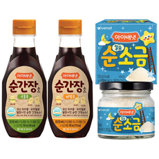 아이배냇 양념세트 순간장(2종)+소금, 510g, 1세트, 순간장(국물용+비빔용)+소금