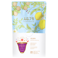 SSANGGYE Fruit hug葡萄柚紅茶三角茶包, 1.5g, 20包, 1袋