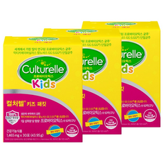 컬처렐 키즈 패킷 유아유산균 30p, 45g, 3개