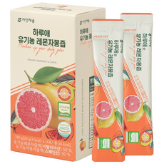 하루애 유기농 레몬자몽즙 20g 28포, 2박스, 280g