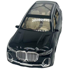 1:24 다이캐스트 모형 다이케스트 비엠더블유 BMW X7 SUV 완구 미니어쳐 피규어 자동차 장난감, 블랙, 1개