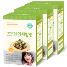 베베푸드 아빠가 만든 야채밥앤 후레이크, 28g, 3개