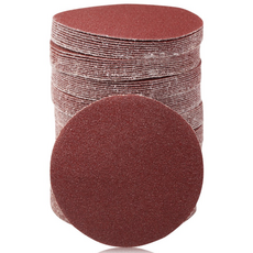 SPEEDWOX 후크 앤 루프 샌딩 디스크 100pcs 3인치 320 그릿 사포 나무 드릴 그라인더 회전 도구 구멍 없음, 100개