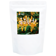 뉴트로웨이 금은화 100% 차 100티백 대용량 인동꽃봉오리100% 건강차 환절기 물대용차 물대체차 우려 먹는 차, 2개