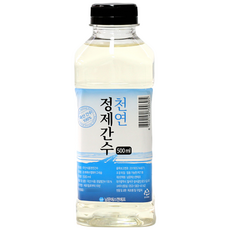 천연 정제 간수 1리터 두부응고제 두부만들기 간수 재료 물, 1개, 500ml