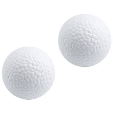 DING DONG PET 犬用防水磨牙玩具球 M號, 2顆, 白色