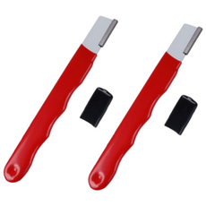 이지스홈 컴팩트 다용도 칼갈이, 2개, 레드