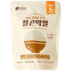 자연정 찰곤약쌀, 200g, 10개