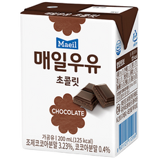 매일우유 멸균 초콜릿 200mlx12팩/초코우유, 200ml, 12개