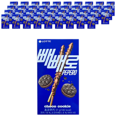 빼빼로 초코쿠키, 37g, 40개