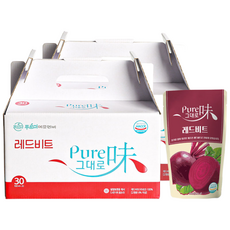 퓨어미그대로 NFC 착즙 100% 제주 레드비트즙, 100ml, 30개