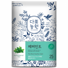 Danongwon 胡椒薄荷茶三角茶包, 1.5g, 25包, 1袋
