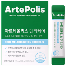 아르테폴리스 덴티케어 구강항균 영양제, 1박스, 75g