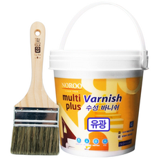 노루페인트 멀티플러스 수성바니쉬 다용도 코팅제, 유광 투명, 1개, 1L