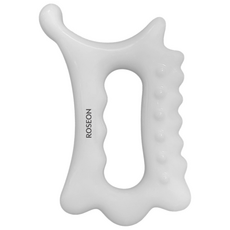 로즈온 디톡 바디 페이스 뿔 괄사, 화이트, 1개