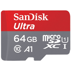 샌디스크 울트라 Micro SD 메모리카드 SDSQUAR-064GB, 64GB, 1개