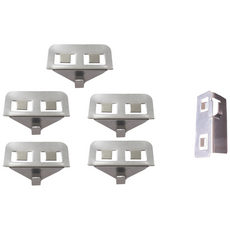 [프로방스] 벽 액자걸이 아트월걸이 가로걸이5개 세로걸이 1개 틈새 후크 무타공 걸이