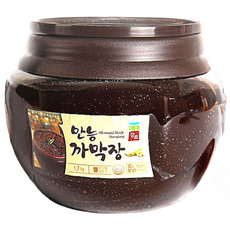 동해식품 만능장 까막장1.7kg / 강원도막장 까만된장 묵은장 시골된장 막장 집된장, 1개, 1.7kg