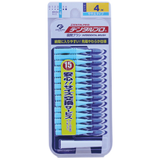 일본 잭스 덴탈프로 치간칫솔 15P 4단계 4개 치간치실 무배, 15개입