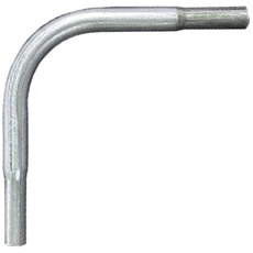 신형 곡부연결봉 90도 농업용 하우스 파이프 인발 연결봉 비닐 자재 부속, 1개