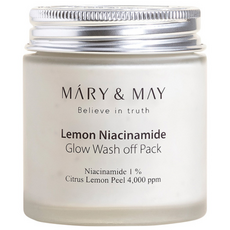 [비건뷰티] 마리엔메이 레몬 나이아신아마이드 글로우 워시오프팩 125g, 1개입, 1개