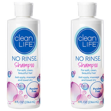 No Rinse 乾洗髮精, 236.6ml, 2瓶