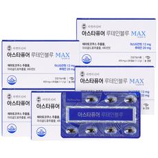 자연의신비 아스타퓨어 루테인블루 루테인 20mg 아스타잔틴 12mg 28캡슐 x 5박스, 28정