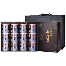 우리나라 우리김 곱창 조미김 선물용 캔김, 12개