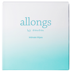 allongs 女性私密清潔濕紙巾, 3g, 15張