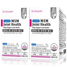 Dr.Elizabeth's MSM補充錠, 2盒, 78g