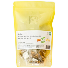올바르다 유기농 작두콩차 호박팥차 여주차 전통차 티 혼합 모음 세트 구성 40티백, 1개, 40개입, 1g