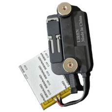 CIXI QISHIBAO 배달대행 오토바이 자석충전 열선 패드 C타입 충전, 1개, 검정색+그립