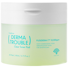 Fusidyne Derma Trouble Clear油水平衡爽膚棉片 140ml, 60片, 1罐