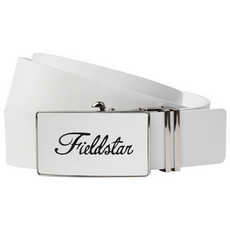 필드스타 Fieldstar 이탈리아 소가죽 골프 벨트 캐주얼 벨트 FSA-01, 흰