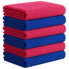 국내생산 초극세사 경편 fbz 40X40 10장 프리미엄 무봉제 다용도 청소크리너, 핑크 10장