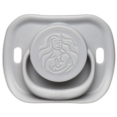 upis 矽膠安撫奶嘴, 第1階段(0個月以上), Gray, 1個