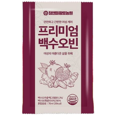 국산 백수오 빈 진액 70ml/30포 여성 갱년기 건강즙 선물용 백수오진액 건강즙, 2박스, 70ml