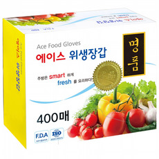 에이스 명품 위생장갑, 400개입, 10개