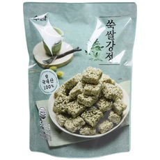 수담 쑥쌀강정 500g 바싹하고 고소한 쌀강정 국내산 쌀, 1개