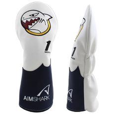 [Go!FFiT] 에임샤크 MARK 상어 골프 드라이버 커버 골프채커버 AIMSHARK, 에임샤크 드라이버커버 화이트