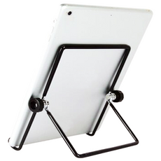 HISHOME 심플 접이식 휴대용 태블릿 거치대 휴대폰 겸용, 블랙, 소형