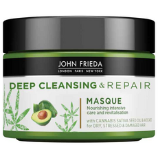 JOHN FRIEDA 深層清潔與修護面膜, 250ml, 1罐