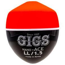 긱스코리아 나노에이스(반유동) 원투 장타찌 구멍찌 중중심 수제 고감도 바다낚시찌 찌낚시, 1개, 1.5호